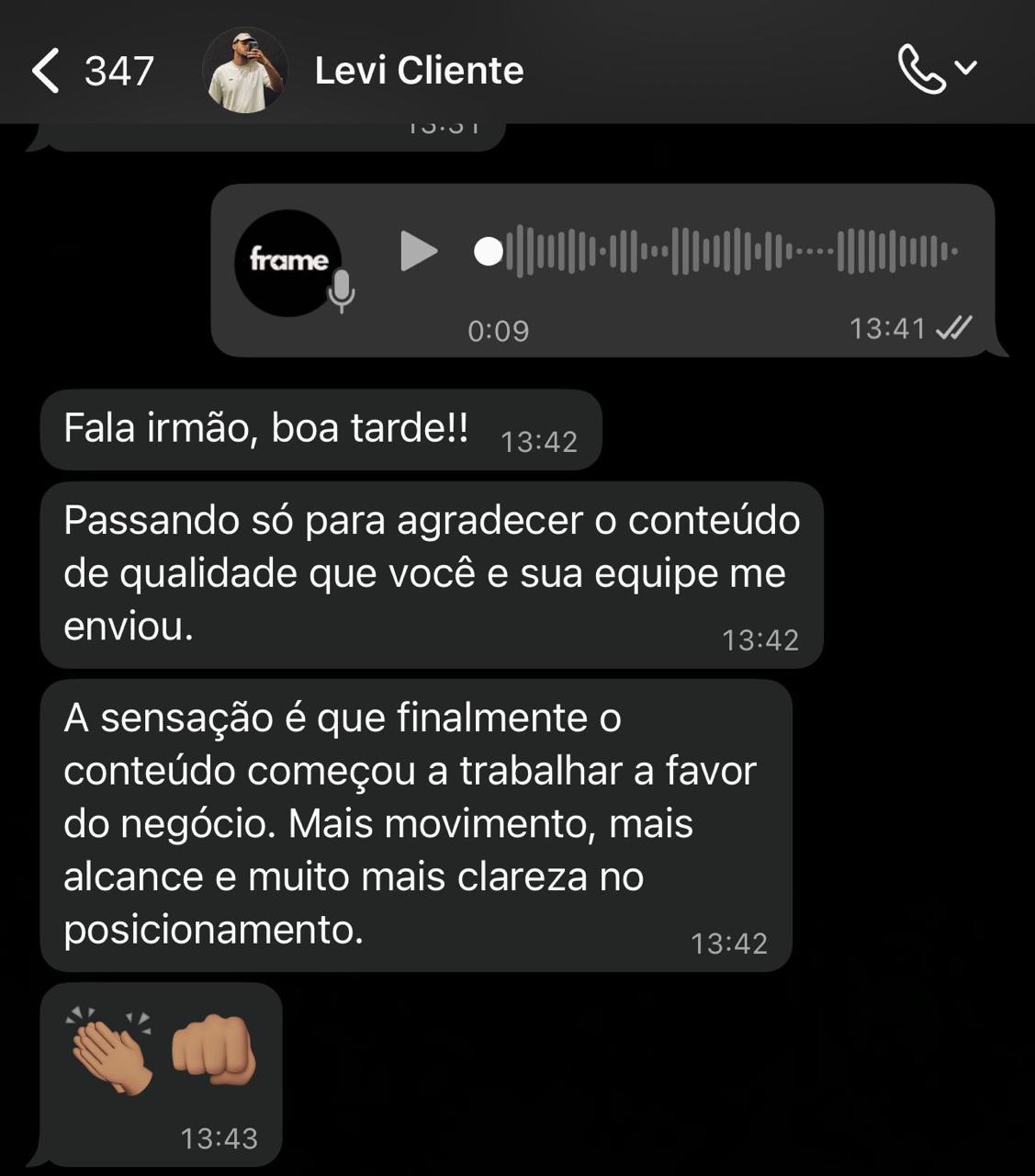 Feedback cliente 7